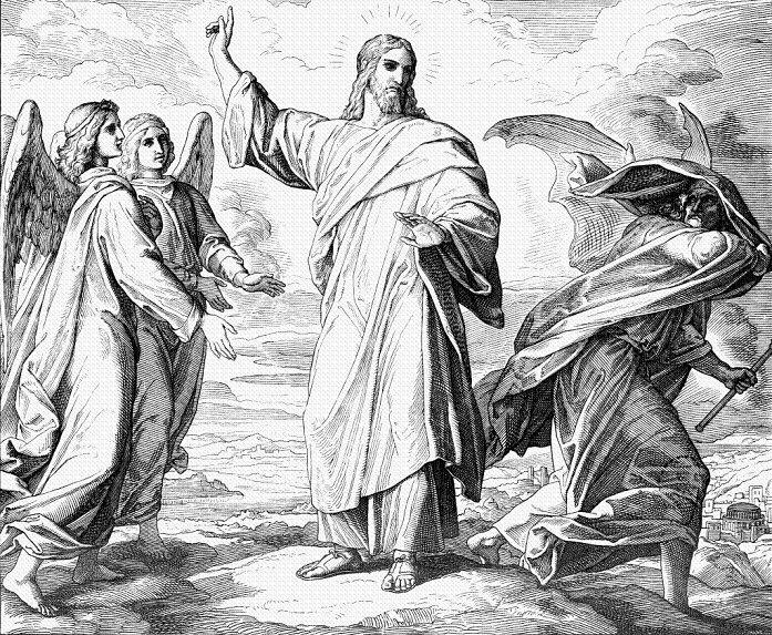 Schnorr von Carolsfeld, Cristo tentato nel deserto, Raffigurazioni della Bibbia