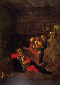 Adorazione dei Pastori 1609 - Caravaggio  by Catherine La Rose