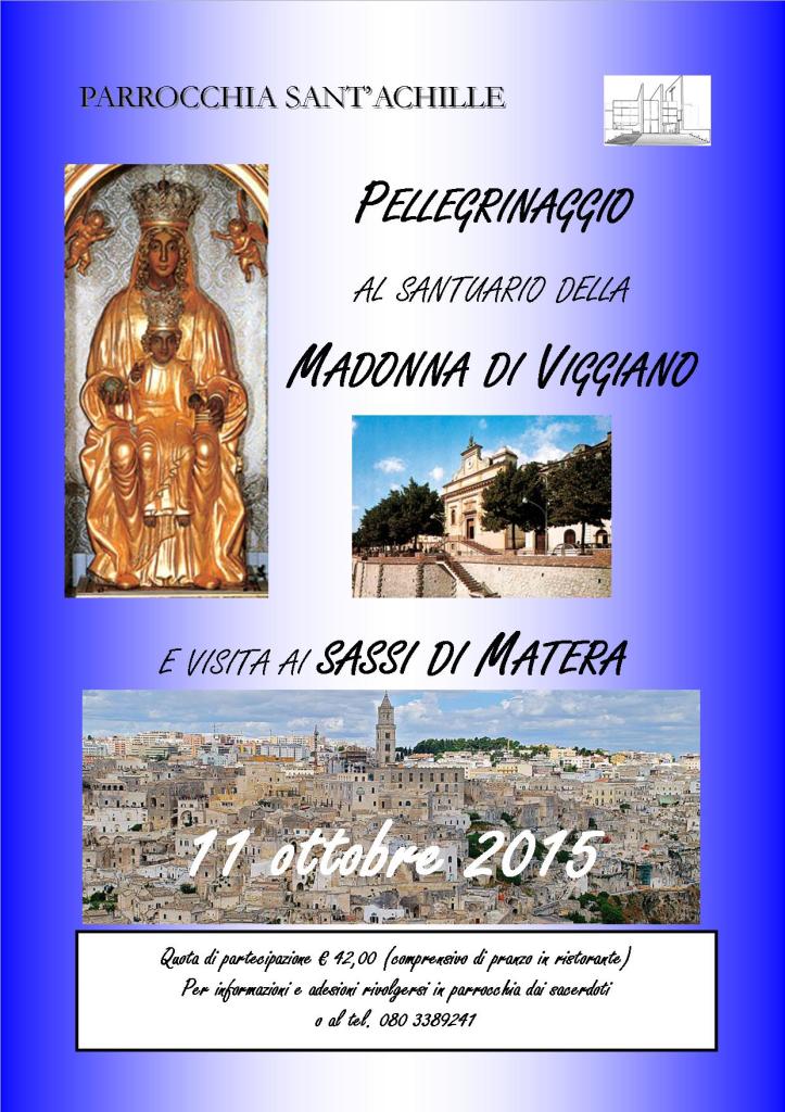 manifesto pellegrinaggio parrocchiale