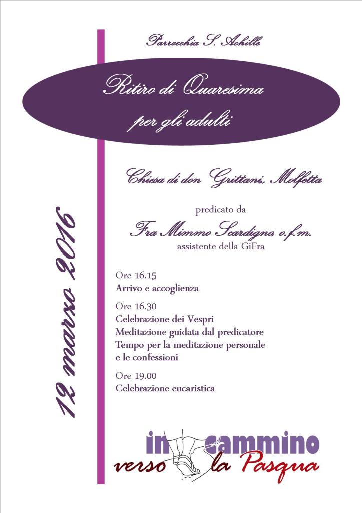 ritiro adulti