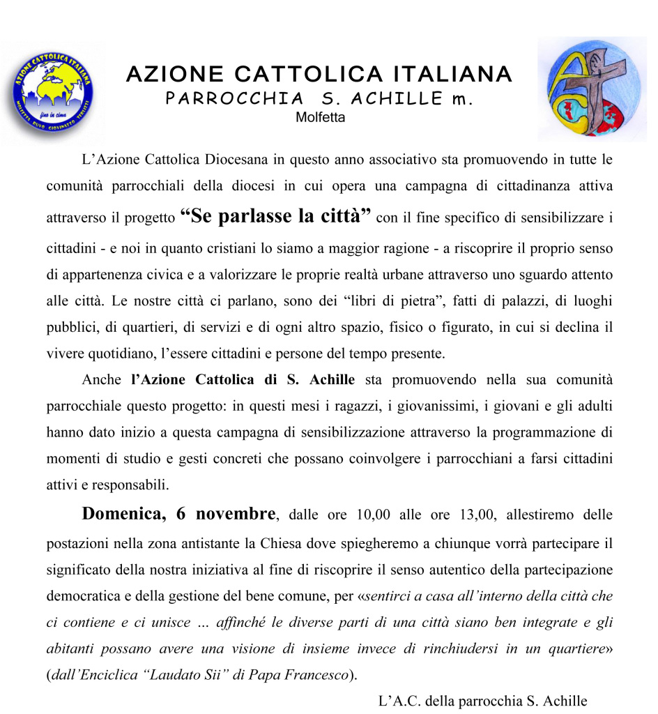 L’Azione Cattolica Diocesana in questo anno associativo sta pr