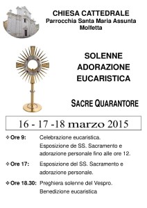 quarantore 2015