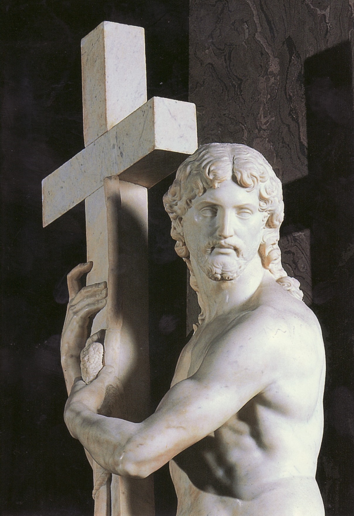 Michelangelo Buonarroti, Cristo Risorto, 1519-1520 circa. Basilica di Santa Maria sopra Minerva, Roma