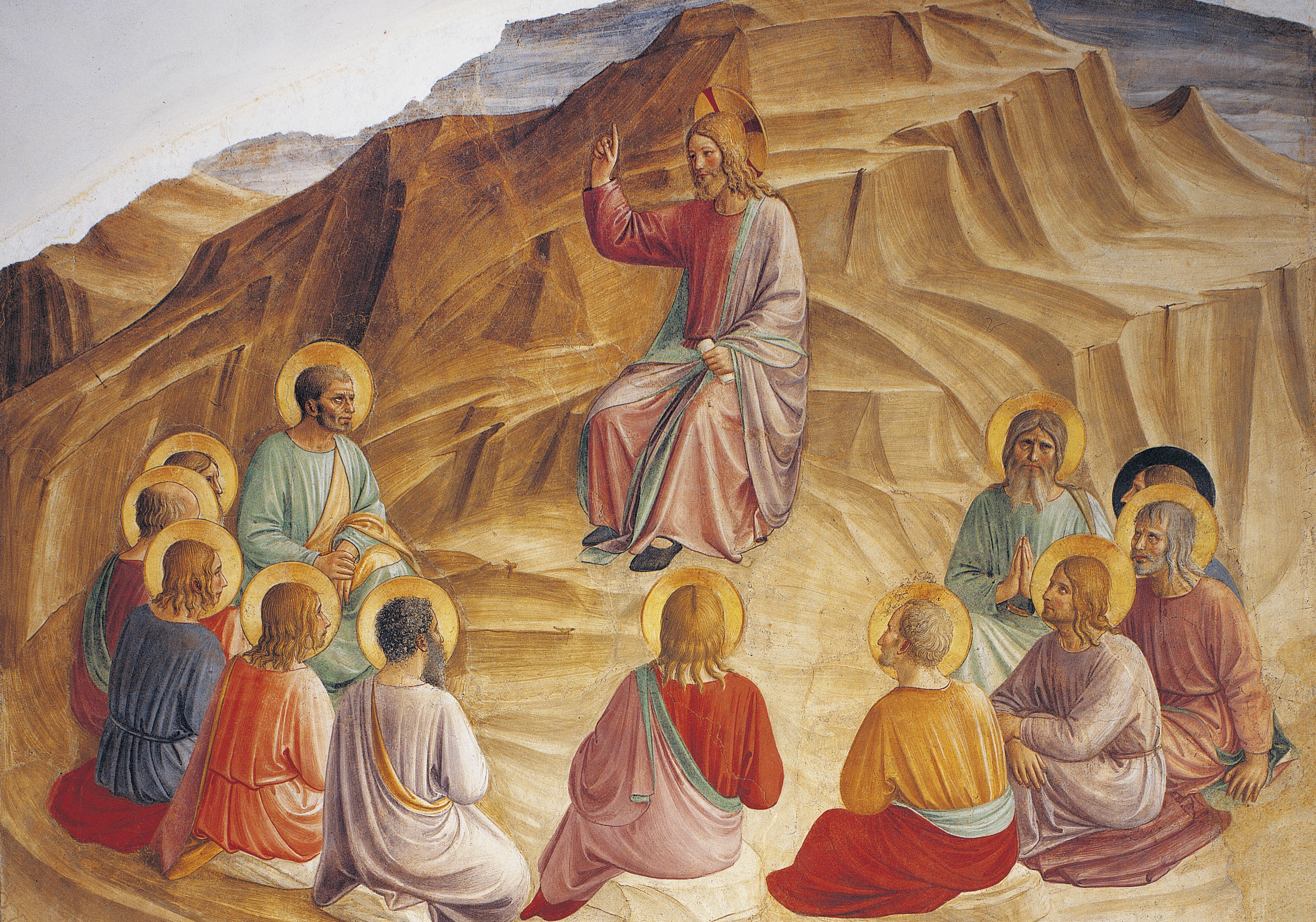 Beato Angelico, Discorso della montagna, 1438-1440, Museo Nazionale di San Marco, Firenze