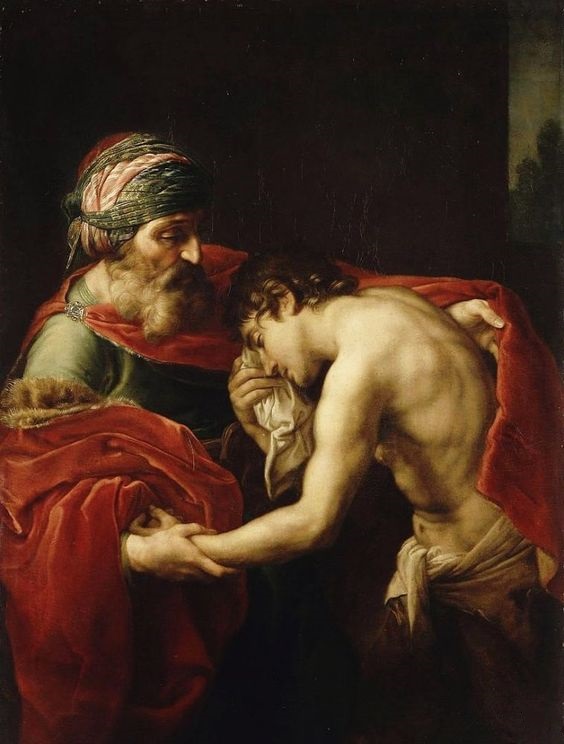 Pompeo Batoni, Il figliol prodigo, 1770 ca, Galleria Sabauda, Torino