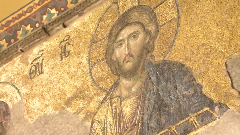 Deesis XIII sec ,Basilica della Santa Sapienza, Istanbul