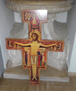 Crocifisso san Damiano - Cencoli di preghiera - Quaresima