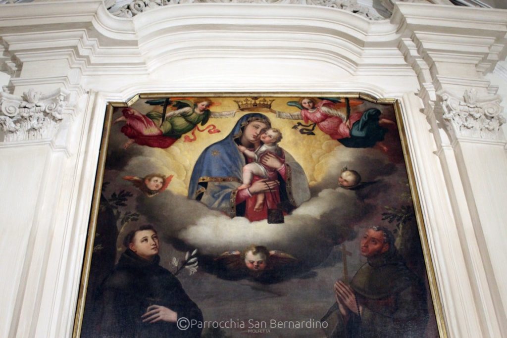 parrocchia san bernardino molfetta - altare della madonna degli angeli