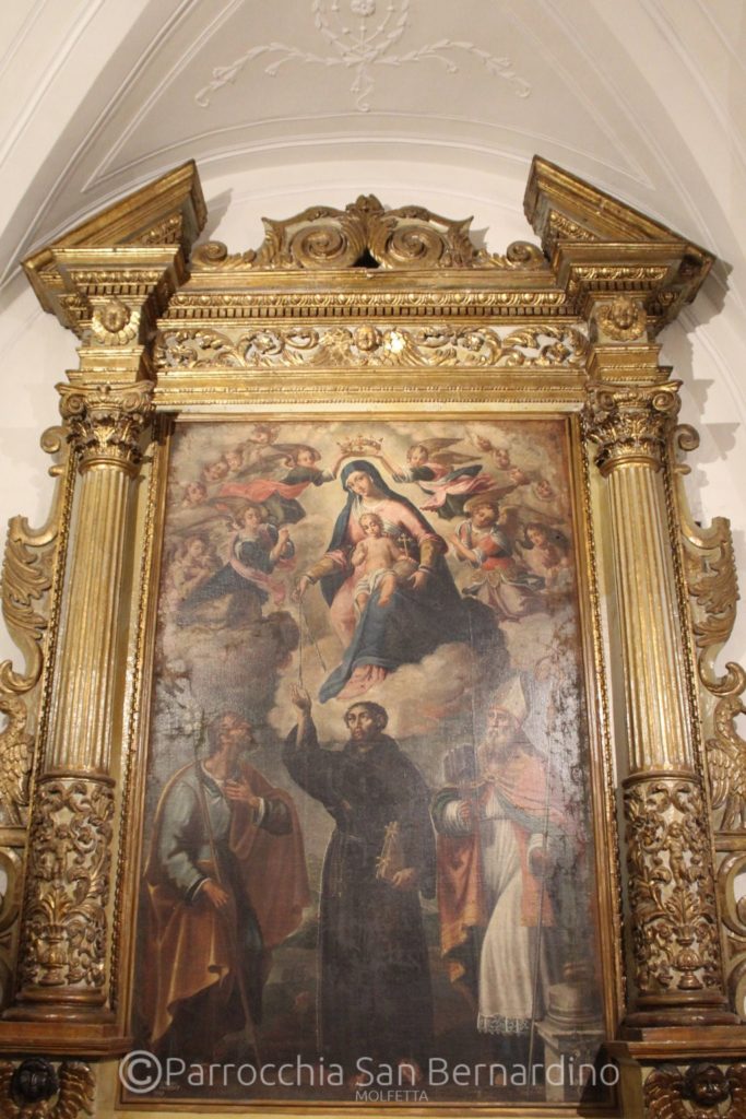 parrocchia san bernardino molfetta - altare madonna del soccorso