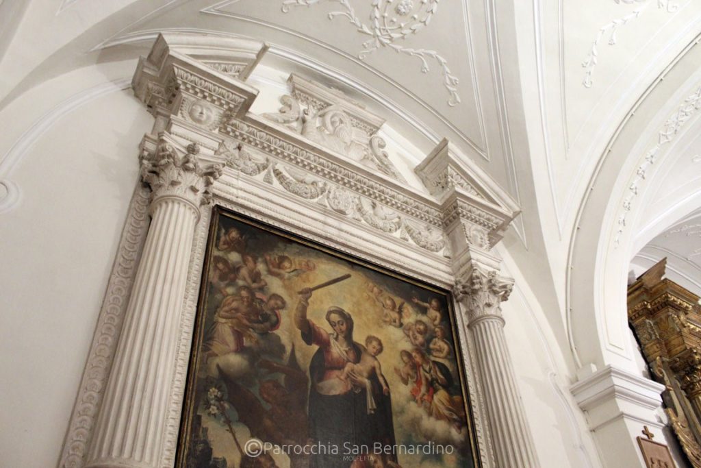parrocchia san bernardino molfetta - altare madonna del soccorso