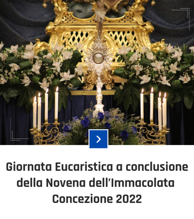 parrocchia san bernardino molfetta - fotogallery - giornata eucaristica vespri veglia mariana immacolata concezione novena 2022
