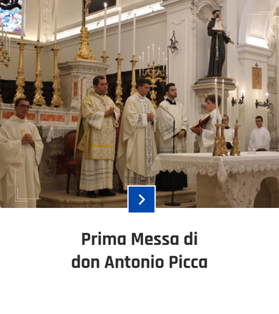 parrocchia san bernardino molfetta - fotogallery - prima messa don antonio picca