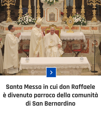parrocchia san bernardino molfetta - fotogallery - santa messa insediamento don raffaele 2021