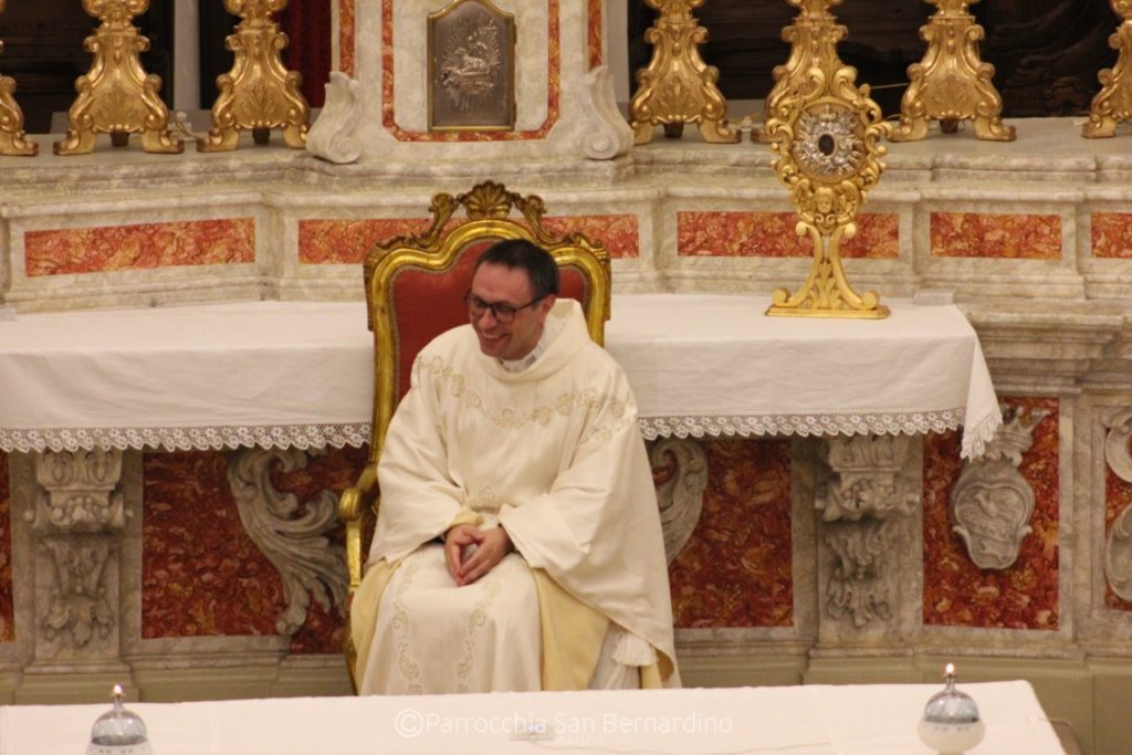 parrocchia san bernardino molfetta messa saluto don pasquale cambio parroco