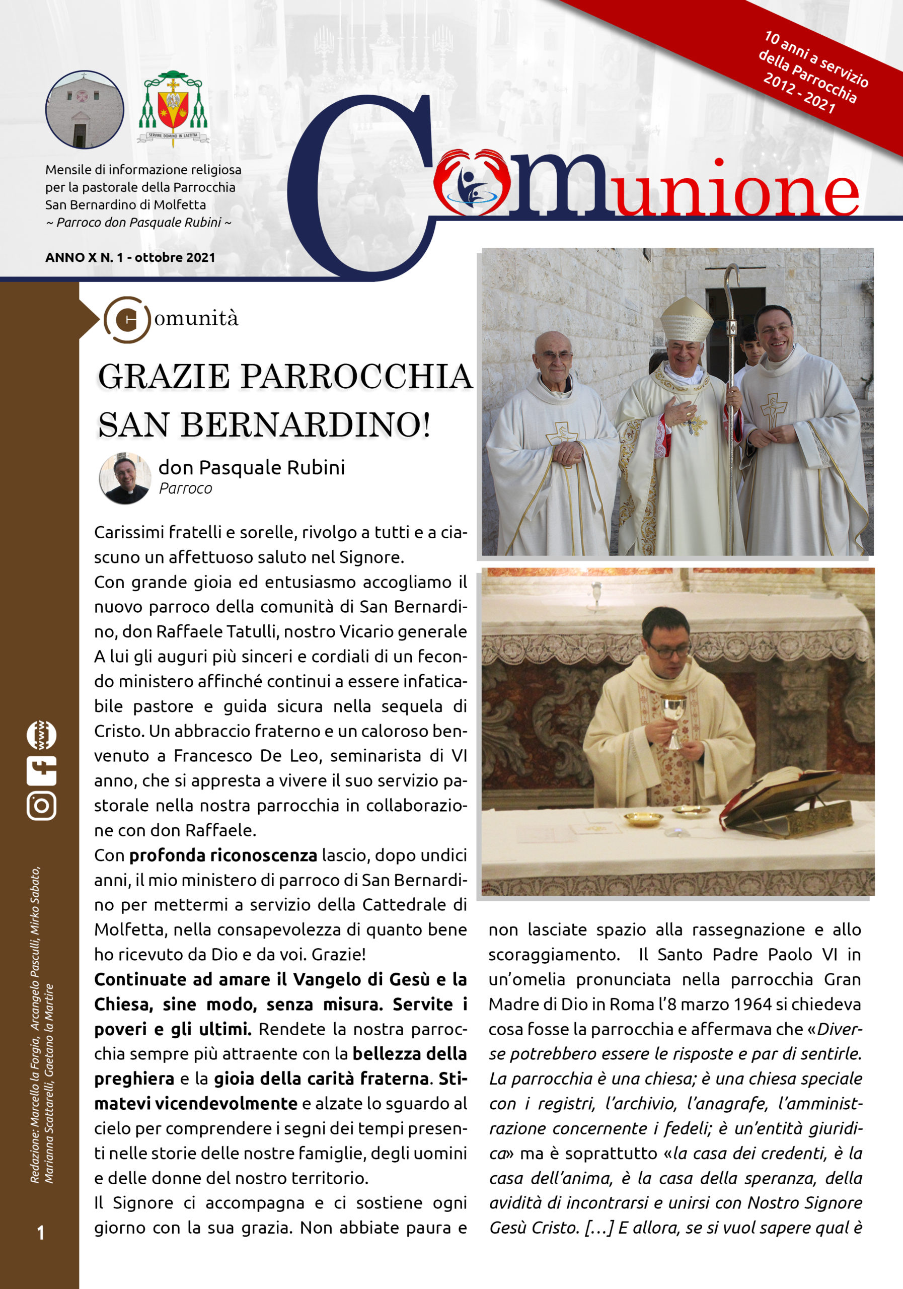 parrocchia-san-bernardino-molfetta-giornale-parrocchiale-comunione-ottobre-2021