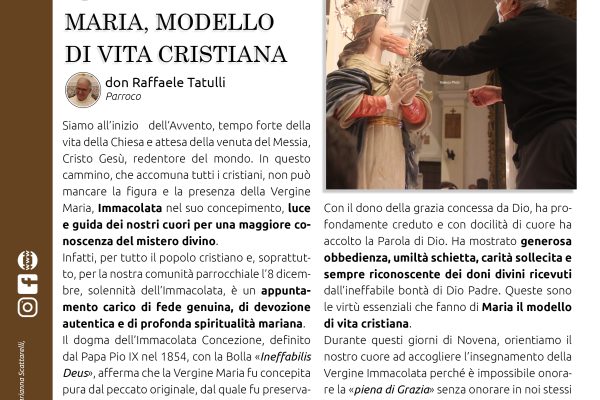 parrocchia san bernardino molfetta - giornale parrocchiale novembre dicembre 2021