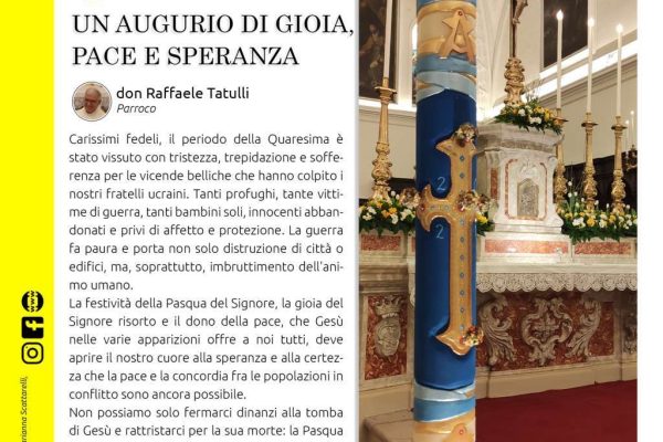 parrocchia san bernardino molfetta - giornale parrocchiale comunione aprile maggio 2022