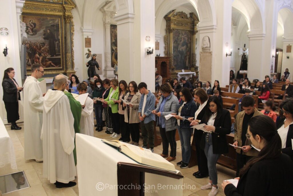 parrocchia san bernardino diocesi molfetta - mandato catechisti educatori operatori pastorali 2022