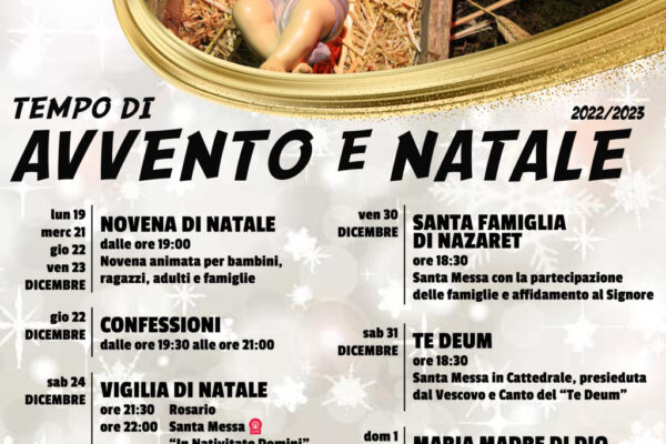 parrocchia san bernardino molfetta - calendario eventi appuntamenti avvento natale 2022 2023