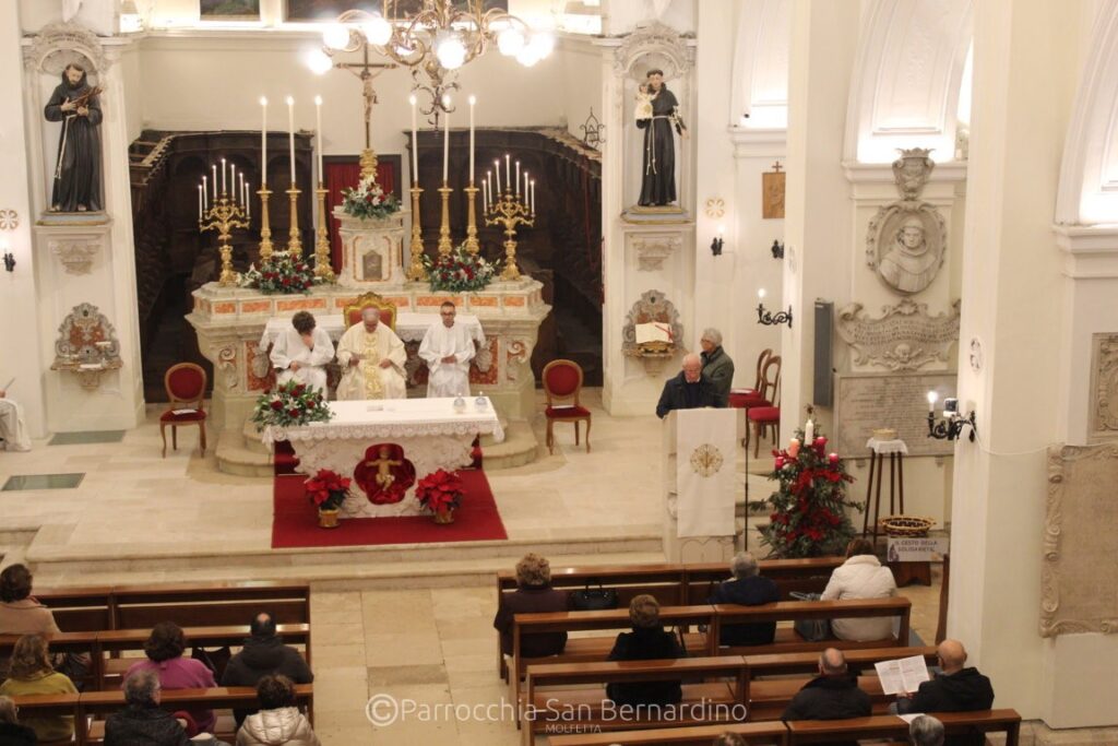 parrocchia san bernardino molfetta - santa messa nativitate domini veglia natale 2022