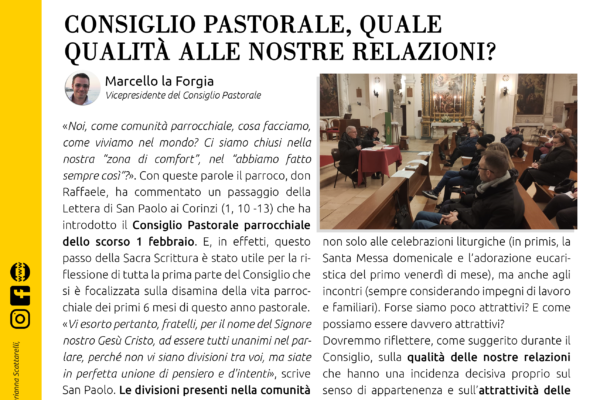 parrocchia san bernardino molfetta - giornale parrocchiale comunione marzo 2023