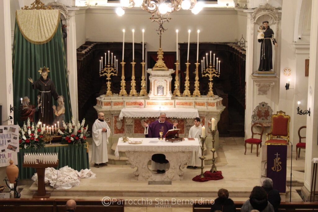 parrocchia san bernardino molfetta - festa liturgica santa messa san salvatore da horta cagliari 2023