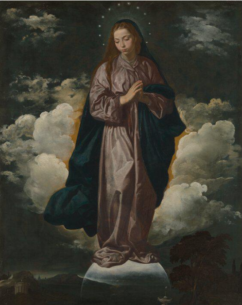 parrocchia san bernardino molfetta - dipinto The Immaculate Conception Diego Velázquez