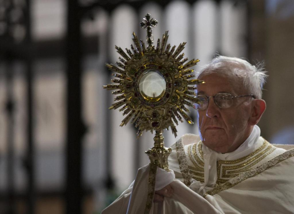 Papa Francesco celebra Corpus Domini